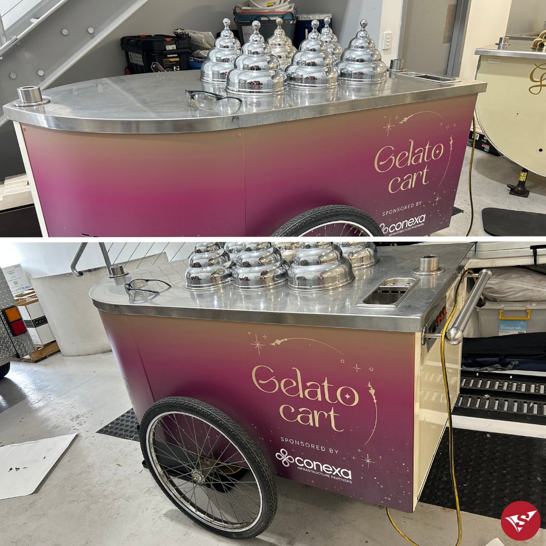 Our Gelato Cart Projects! | Decals, Graphics, Signs