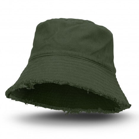 Raw Edge Bucket Hat