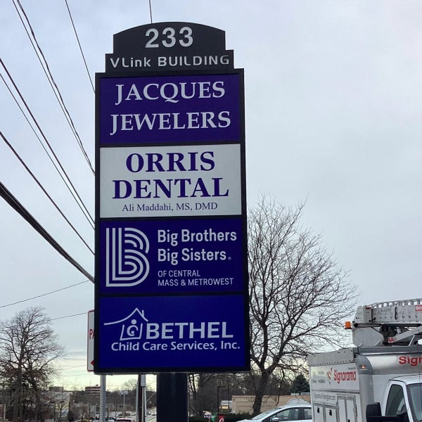Pylon Sign Faces, Window Graphics, Directory Update - Bethel Child Care Services (Framingham, MA)