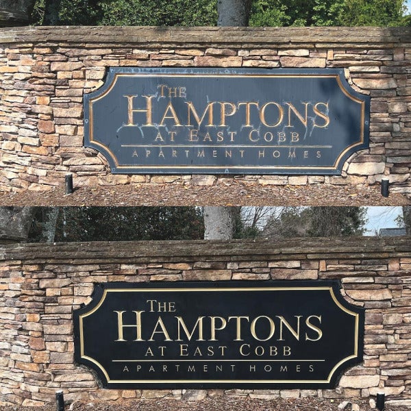 Sometimes a sign just needs a little TLC!