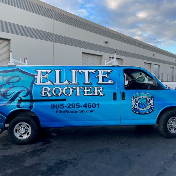 Elite Rooter Van Wrap: Driving Business Marketing with Signarama