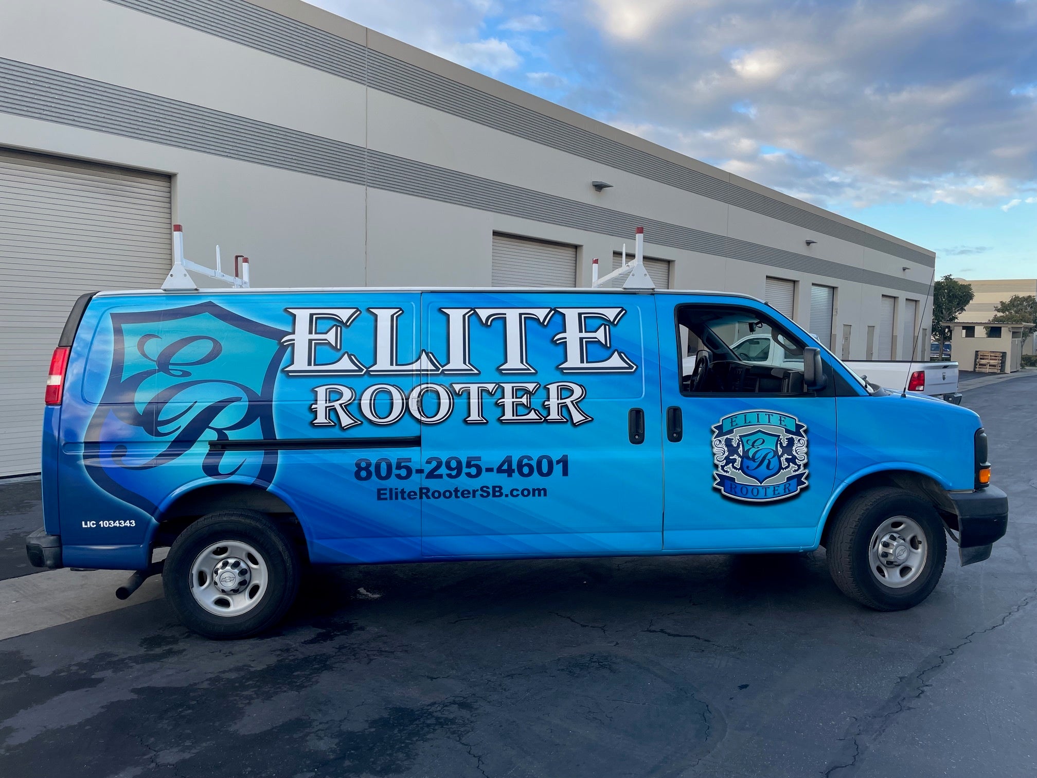Elite Rooter Van Wrap: Driving Business Marketing with Signarama