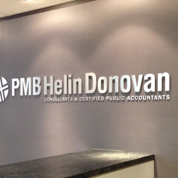 Reception Area 3D Logo Sign in Dallas, TX