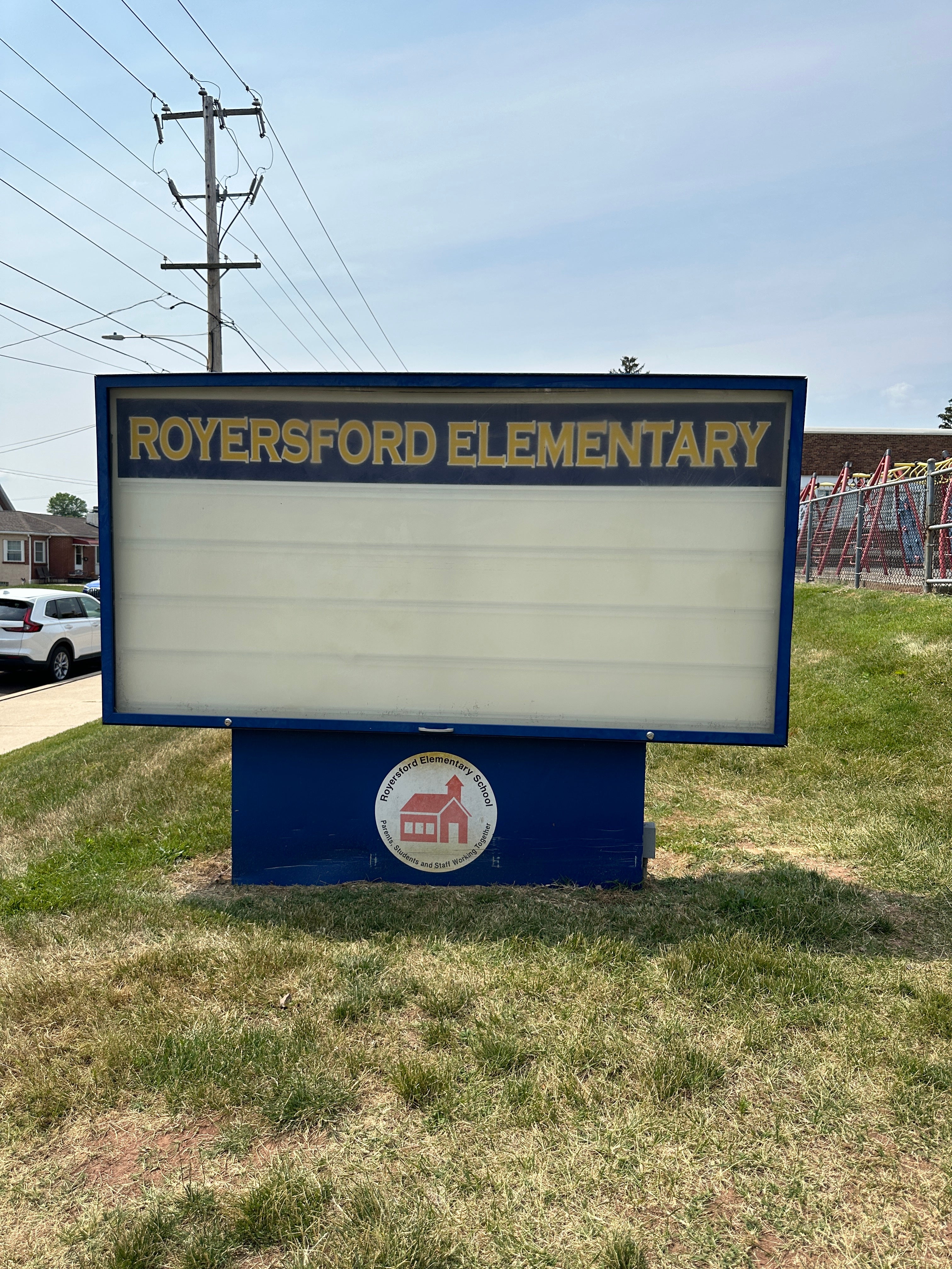 Royersford Elementary School Sign Faces
