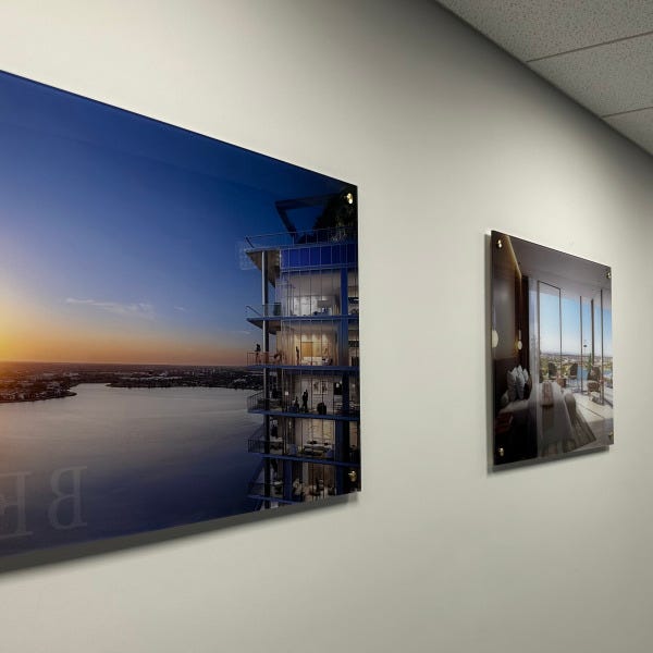 Acrylic Pictures for Wall Decor in Office Building