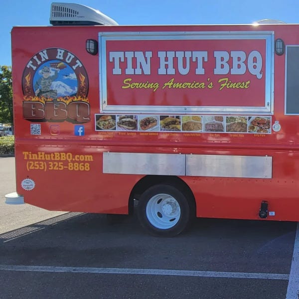 Tin Hut BBQ Foot Truck Graphics