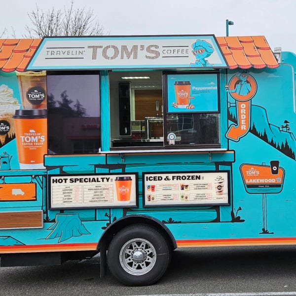 Toms Coffee Branding