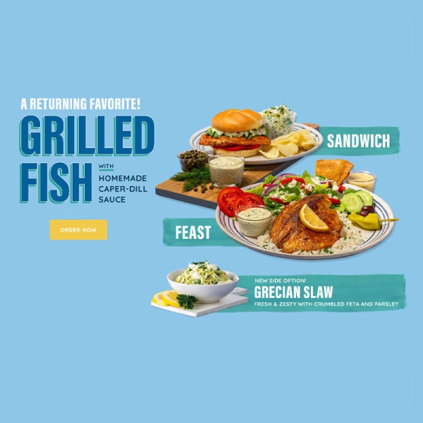 Taziki's Mediterranean Café Introduces Limited-Time Grilled Fish Feast with a Side of Spring Magic Taziki's Mediterranean Café Introduces Limited-Time Grilled Fish Feast with a Side of Spring Magic