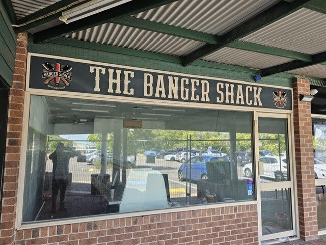 Bangin new signage for this local business.