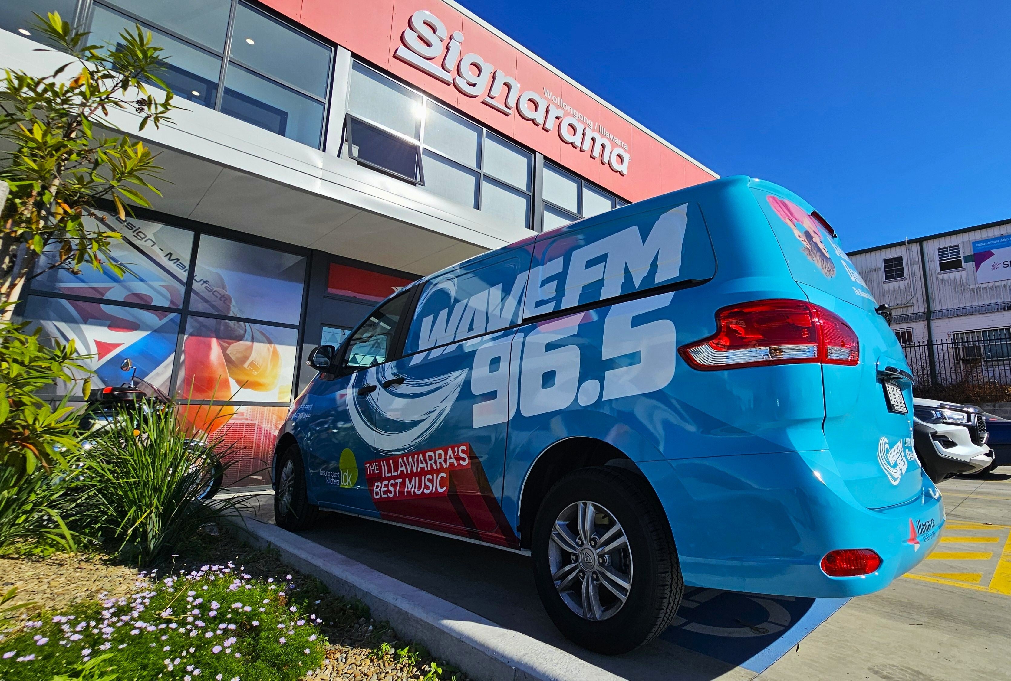 Wave Fm Wrap - Signarama, the illawarra's best car wrapping sign shop