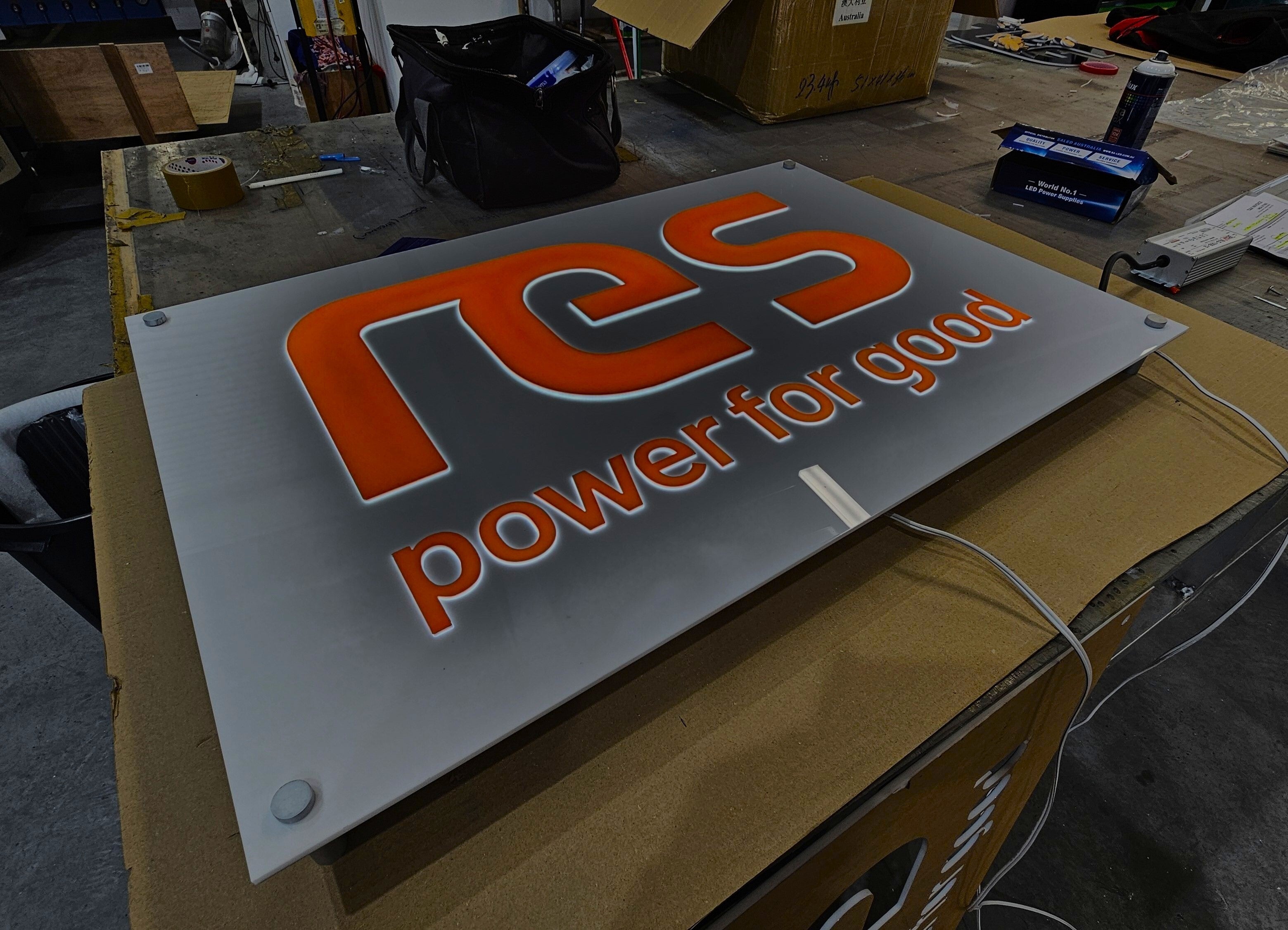 Advertising signs