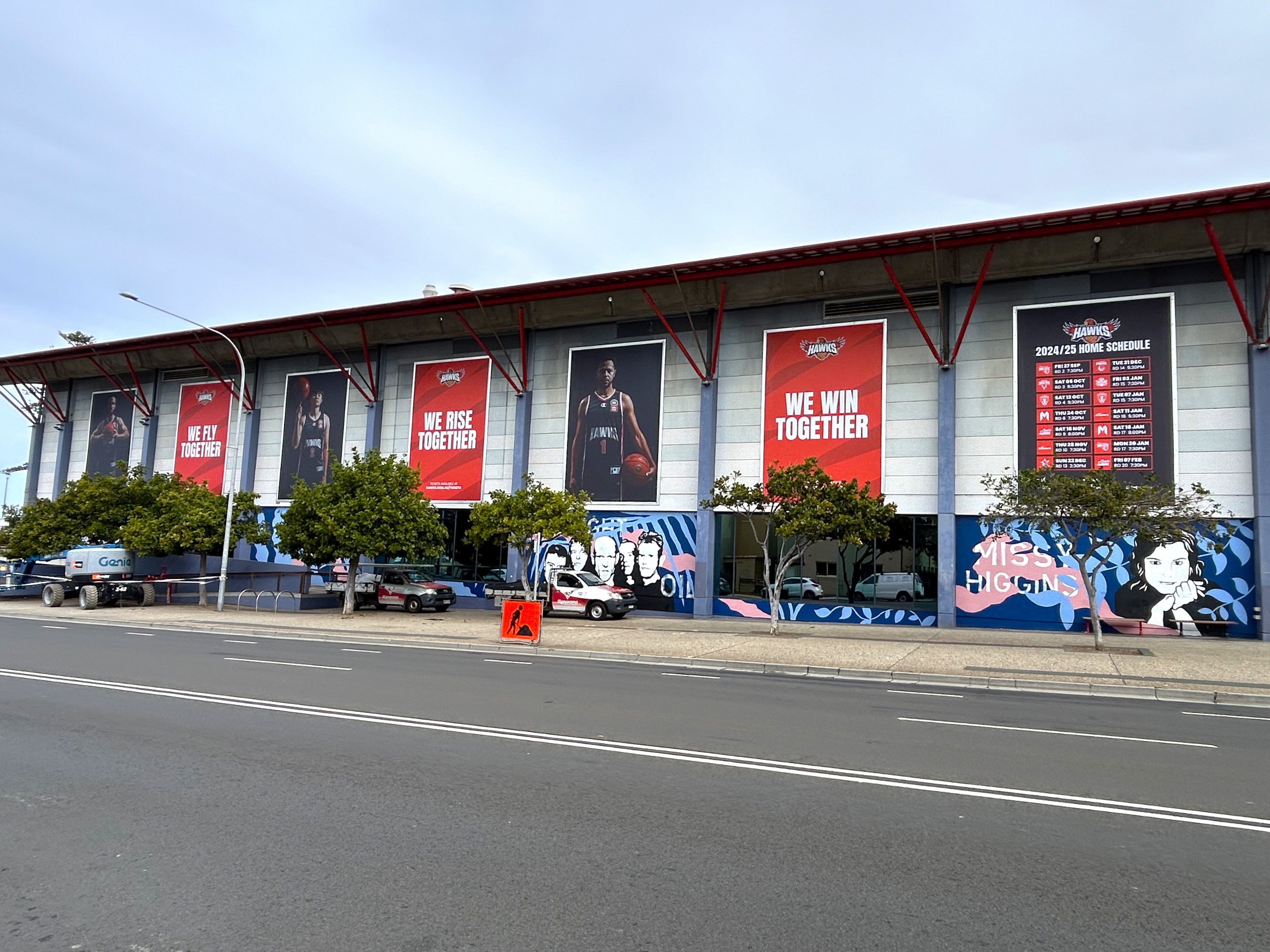 Illawarra Hawks & WEC Signage Wollongong