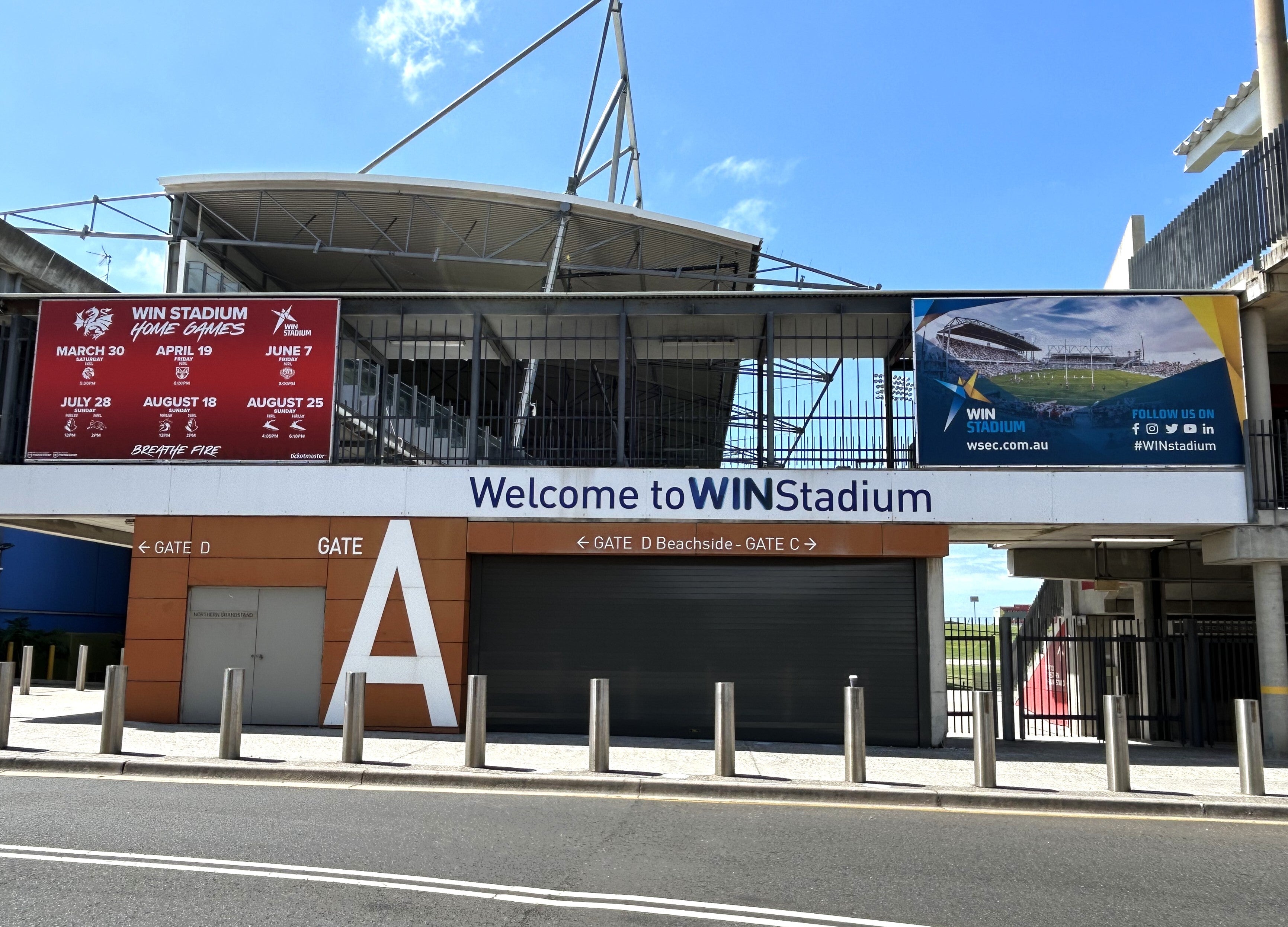 Illawarra Hawks & WEC Signage Wollongong