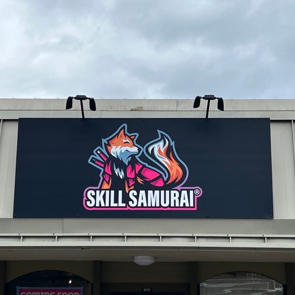 Standout Signs for Standout Businesses - Storefront Sign, Skill Samurai, Redmond, WA
