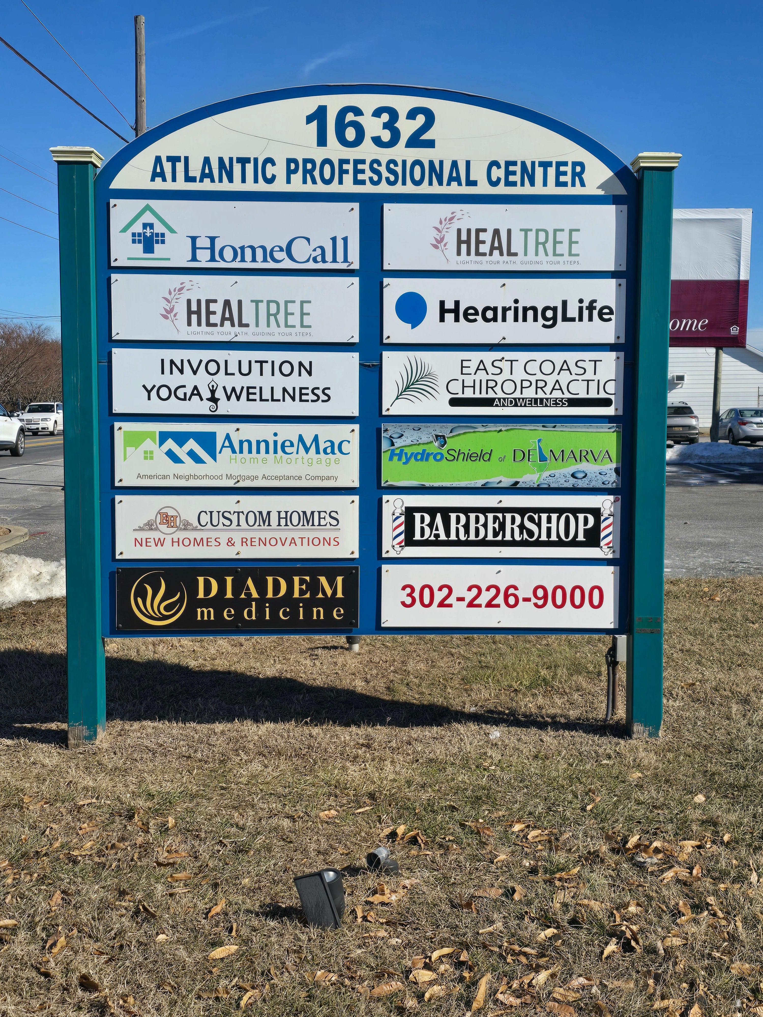 Involution Yoga and Wellness Window Graphics and Updated Pylon