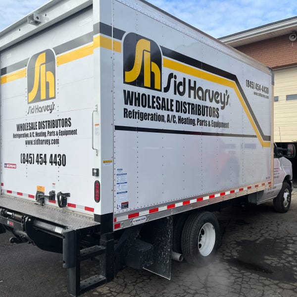 Sid Harvey box truck Vehicle Graphics