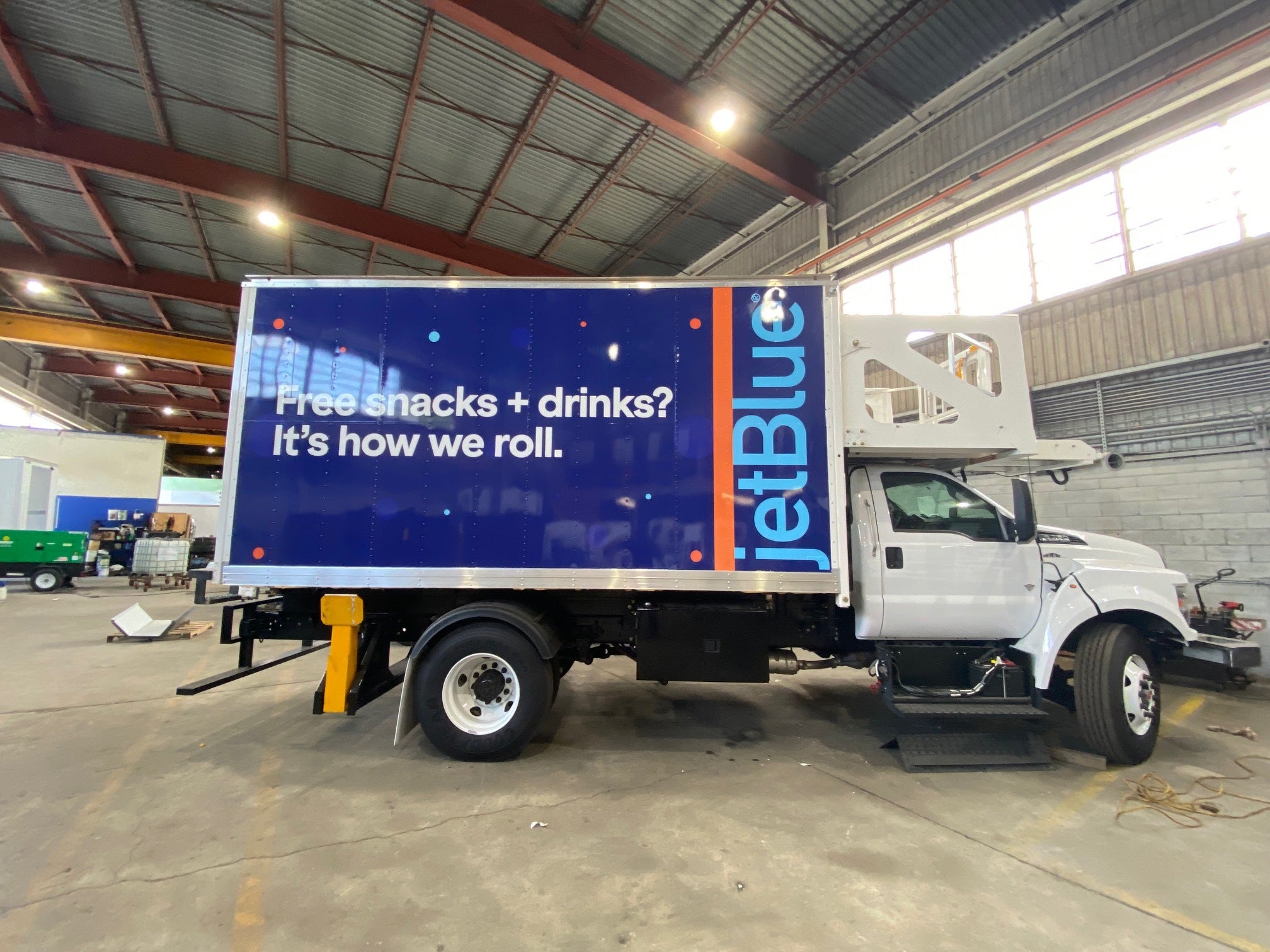 Jet Blue Fleet Gets a Face Lift with Truck Wraps in Coral Springs, FL!