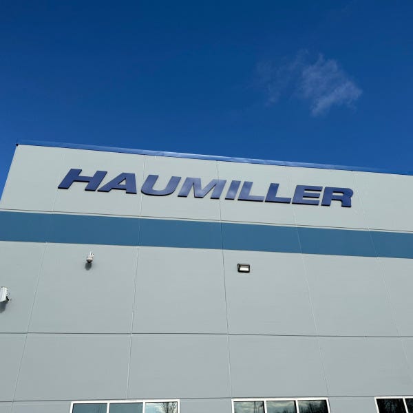 Haumiller Aluminum Painted Building Letters