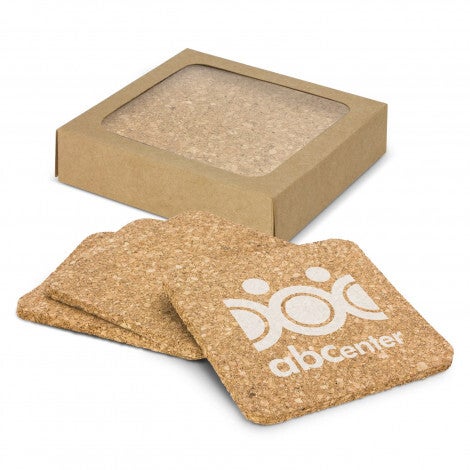 Oakridge Cork Coaster Square Set of 4