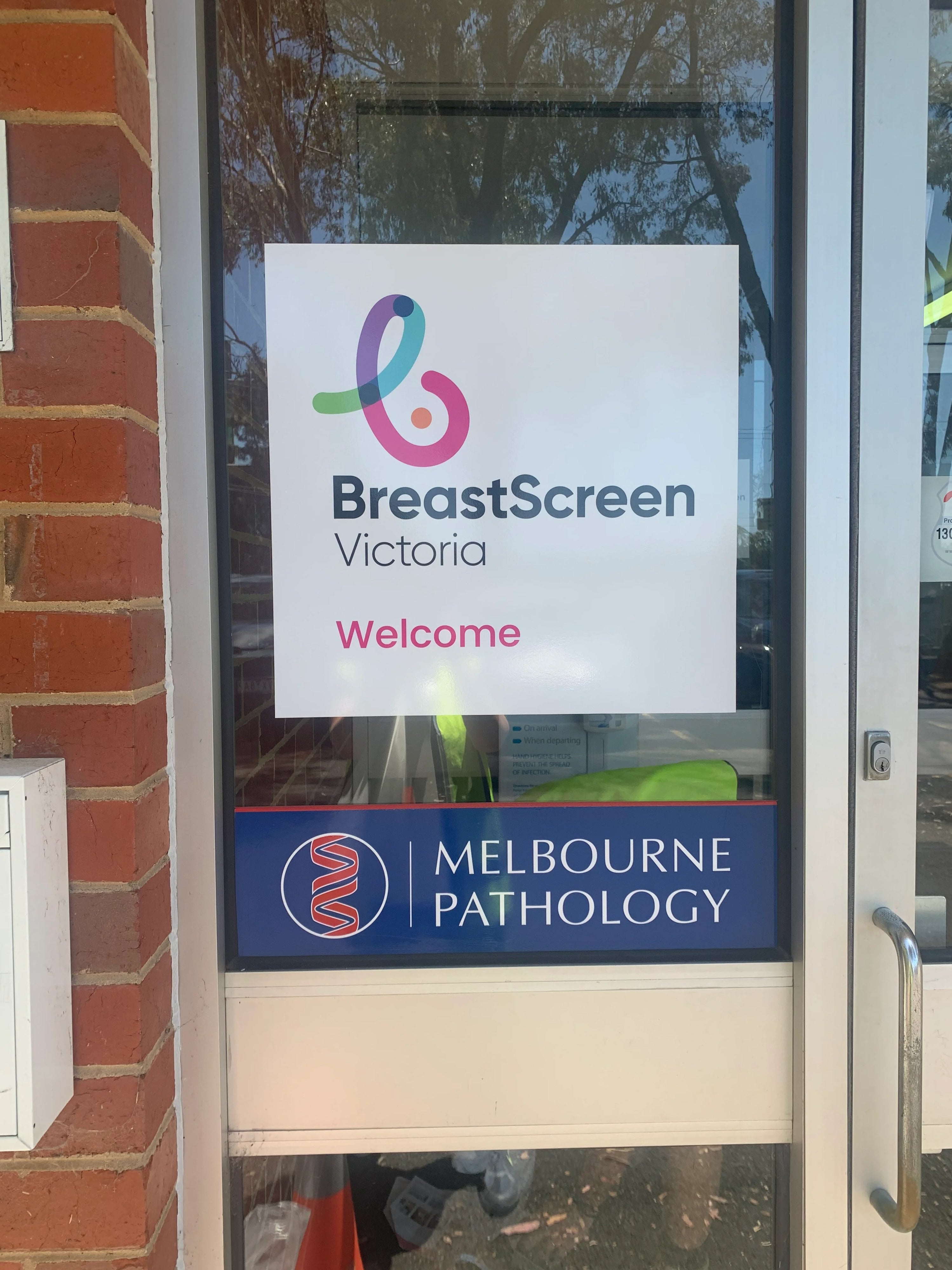 Medical Office Signs - BreastScreen Victoria - Greensborough