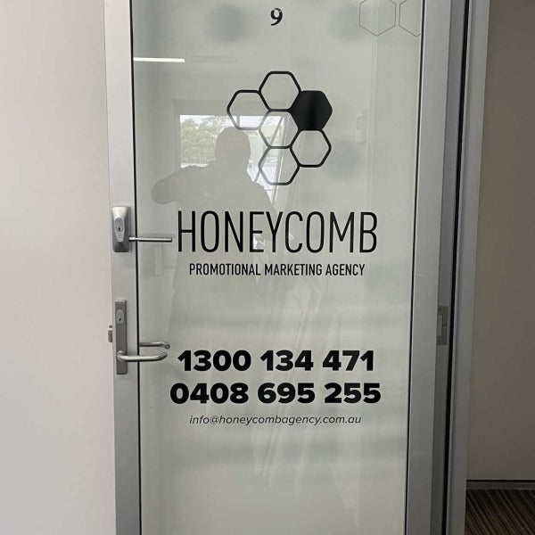 Cut Vinyl - Glass Door