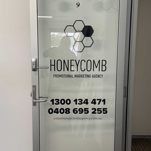 Cut Vinyl - Glass Door