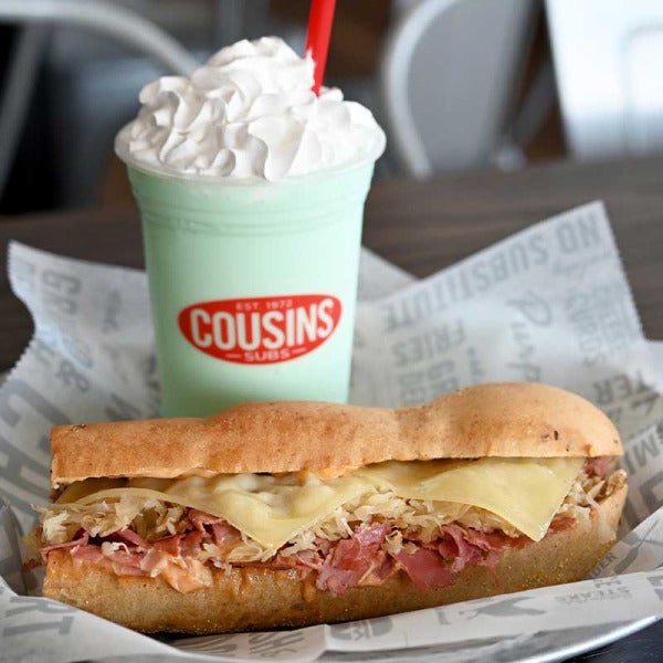 Cousins Subs Tempts Taste Buds with Limited-Time Reuben Sub and Mint Shake Delights