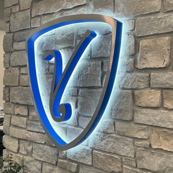 Appleton , WI Illuminated Logo Halo Lit
