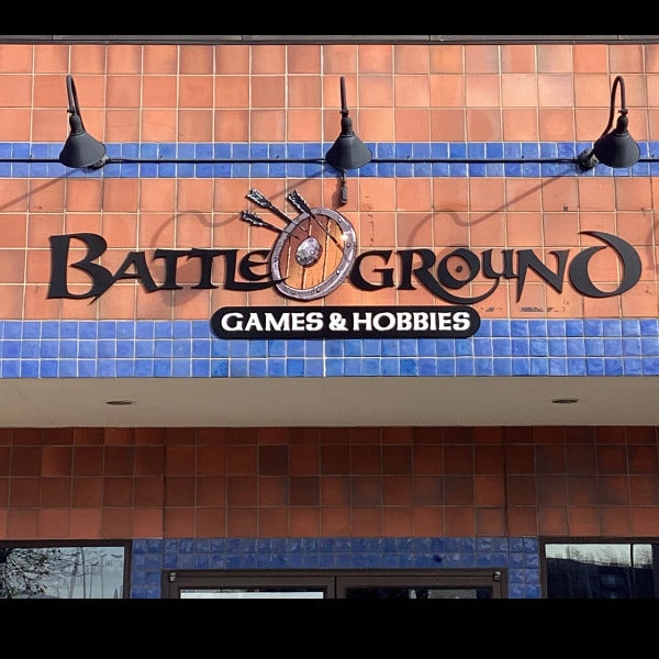 Dimensional Storefront Logo - Battleground Games & Hobbies (Framingham, MA)