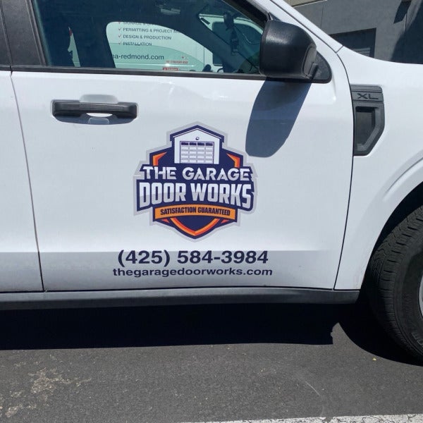 Vehicle Graphics - Advertising On the Road - The Garage Door Works, Bellevue, WA