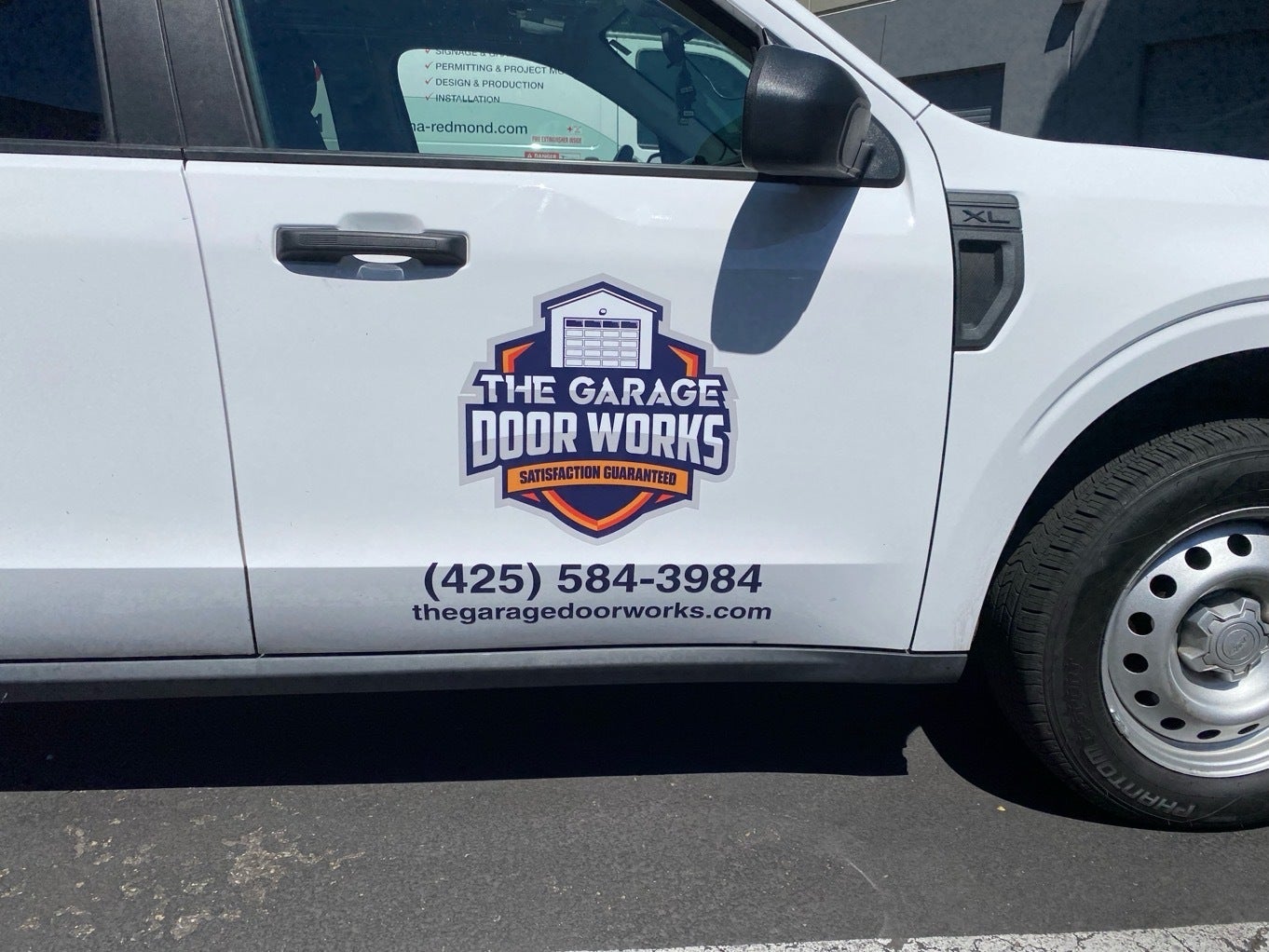 Vehicle Graphics - Advertising On the Road - The Garage Door Works, Bellevue, WA