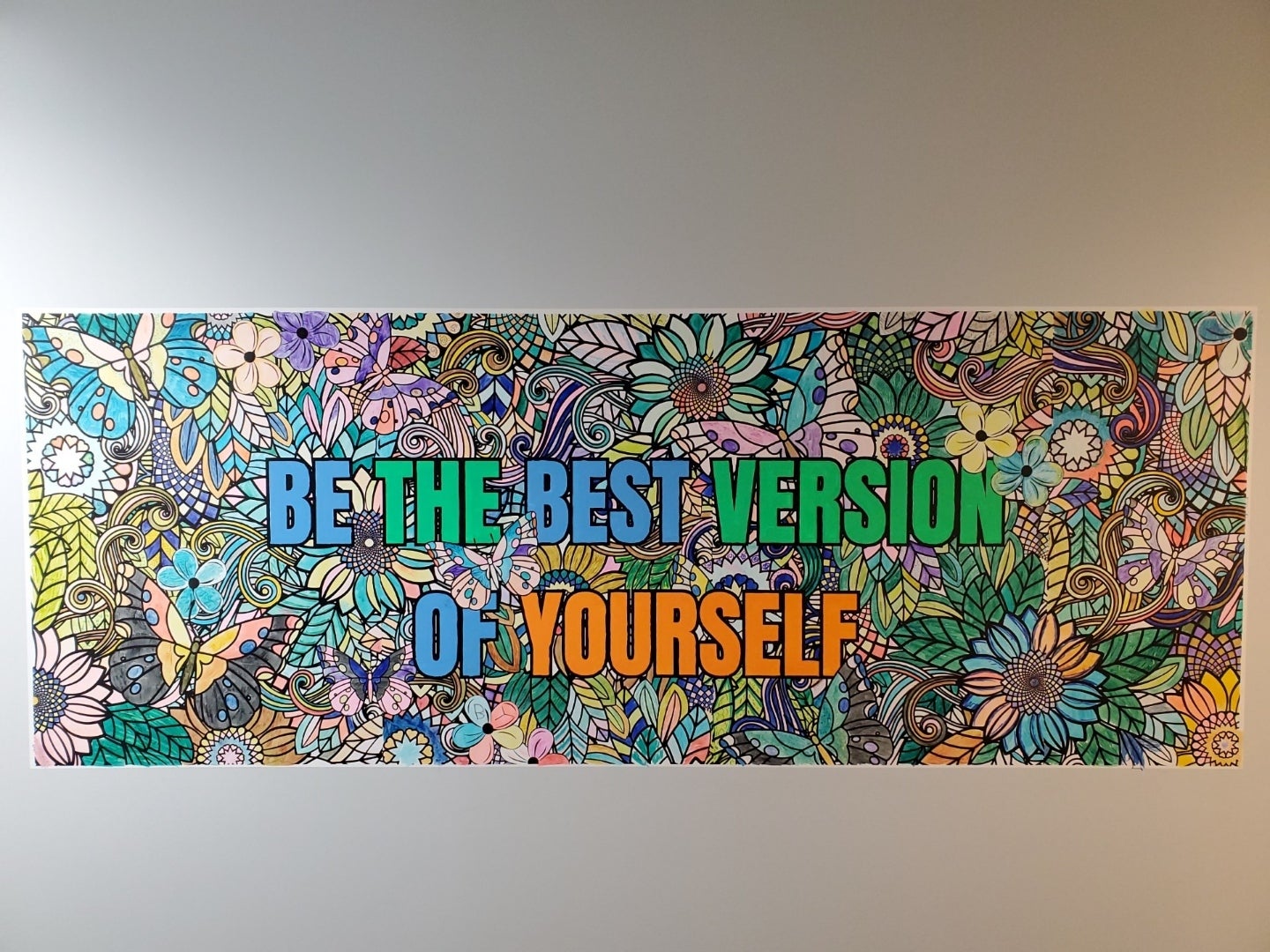 Coloring Wall Posters at the Youth Crisis Center