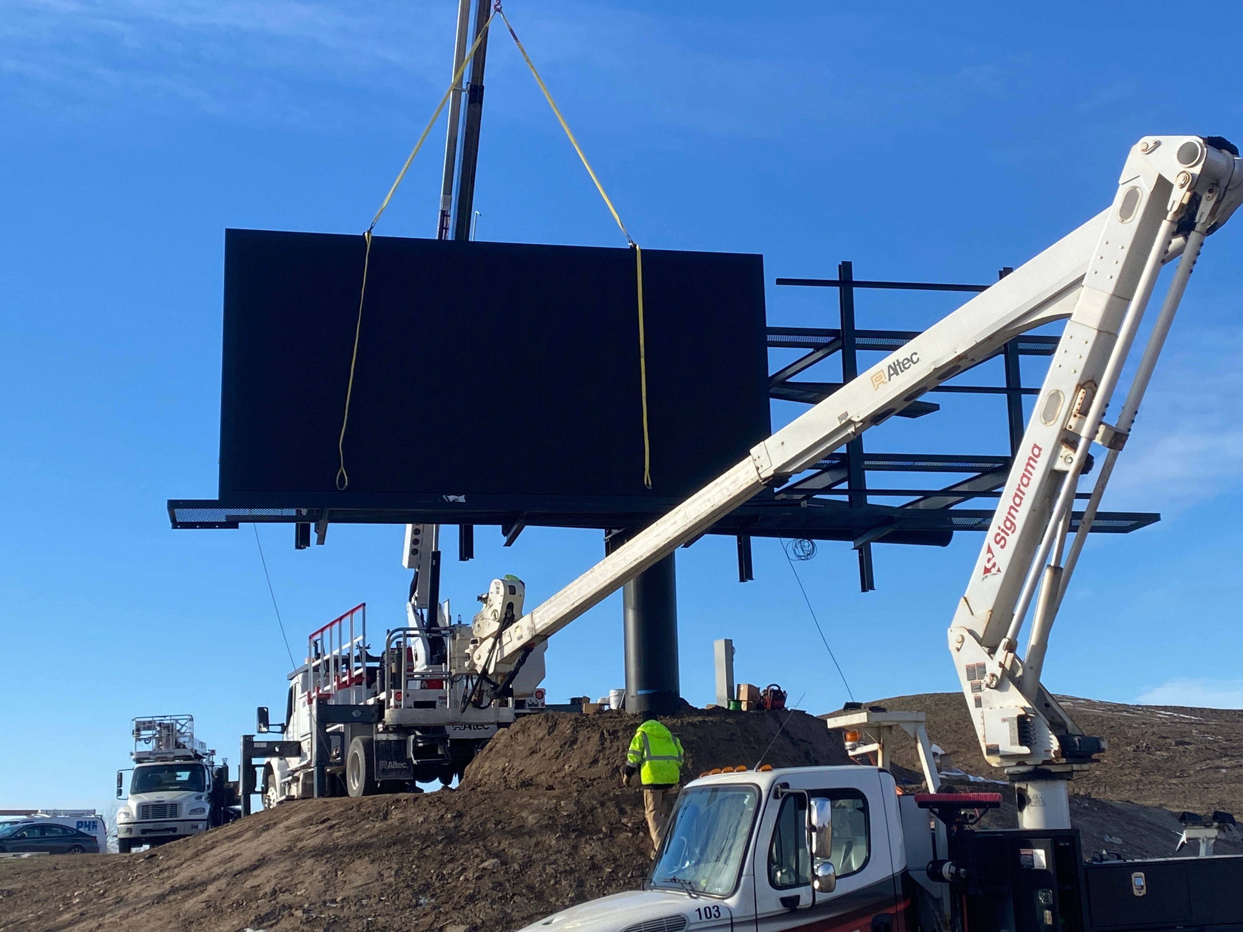 No Project Too Big! Installing Electronic Billboards in Green Lake WI