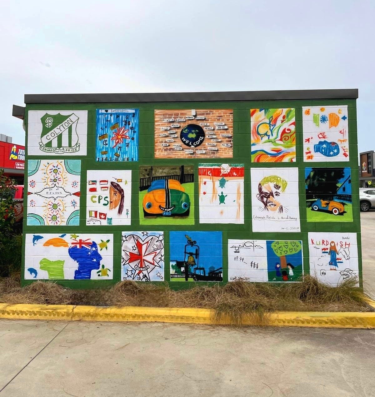 Before & After: Mural Transformation