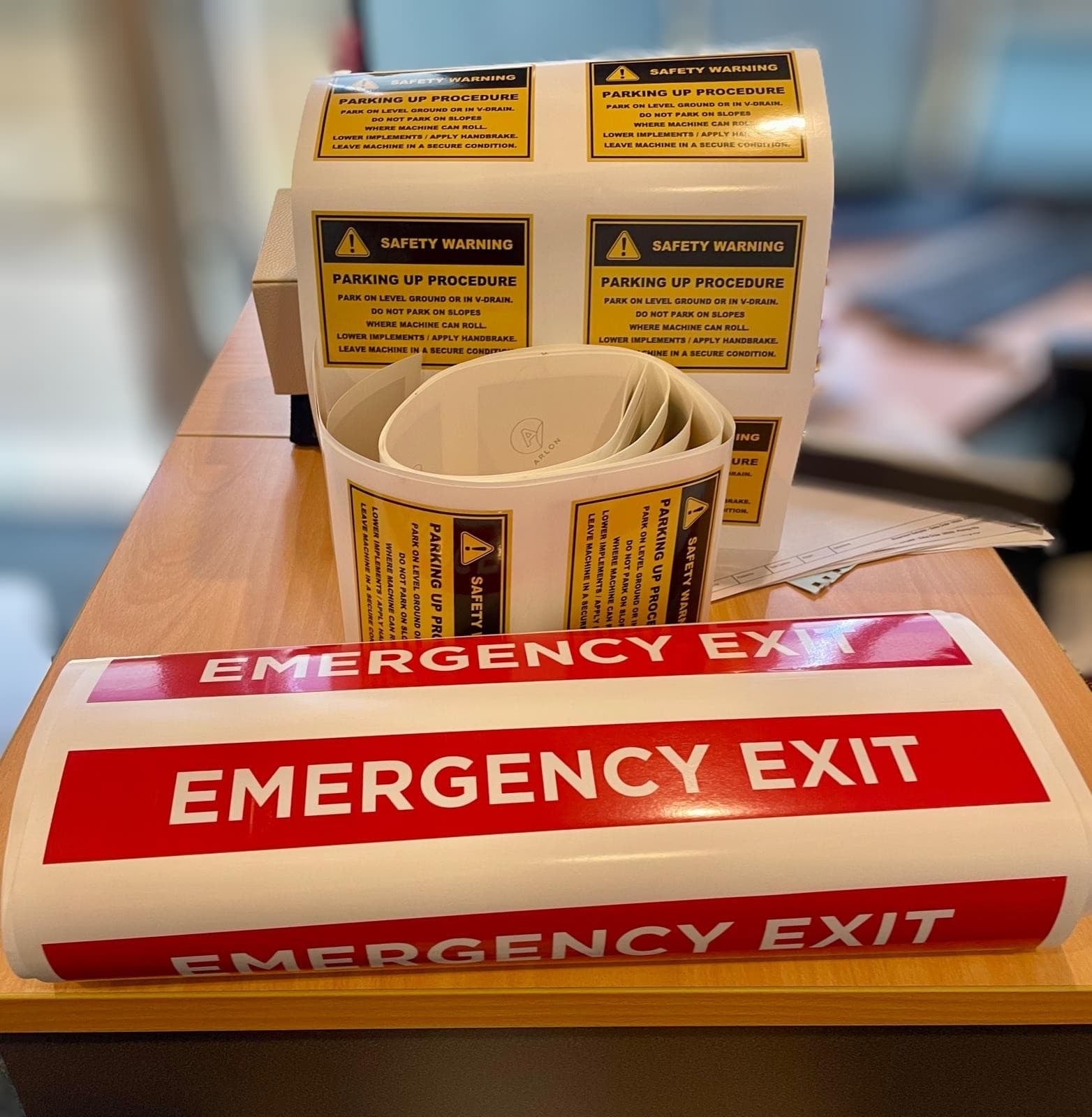 High-Quality Emergency Stickers