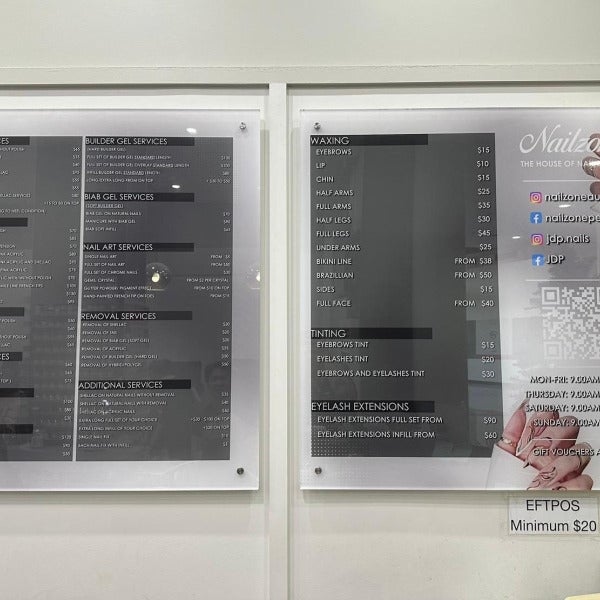 Stunning New Price Board