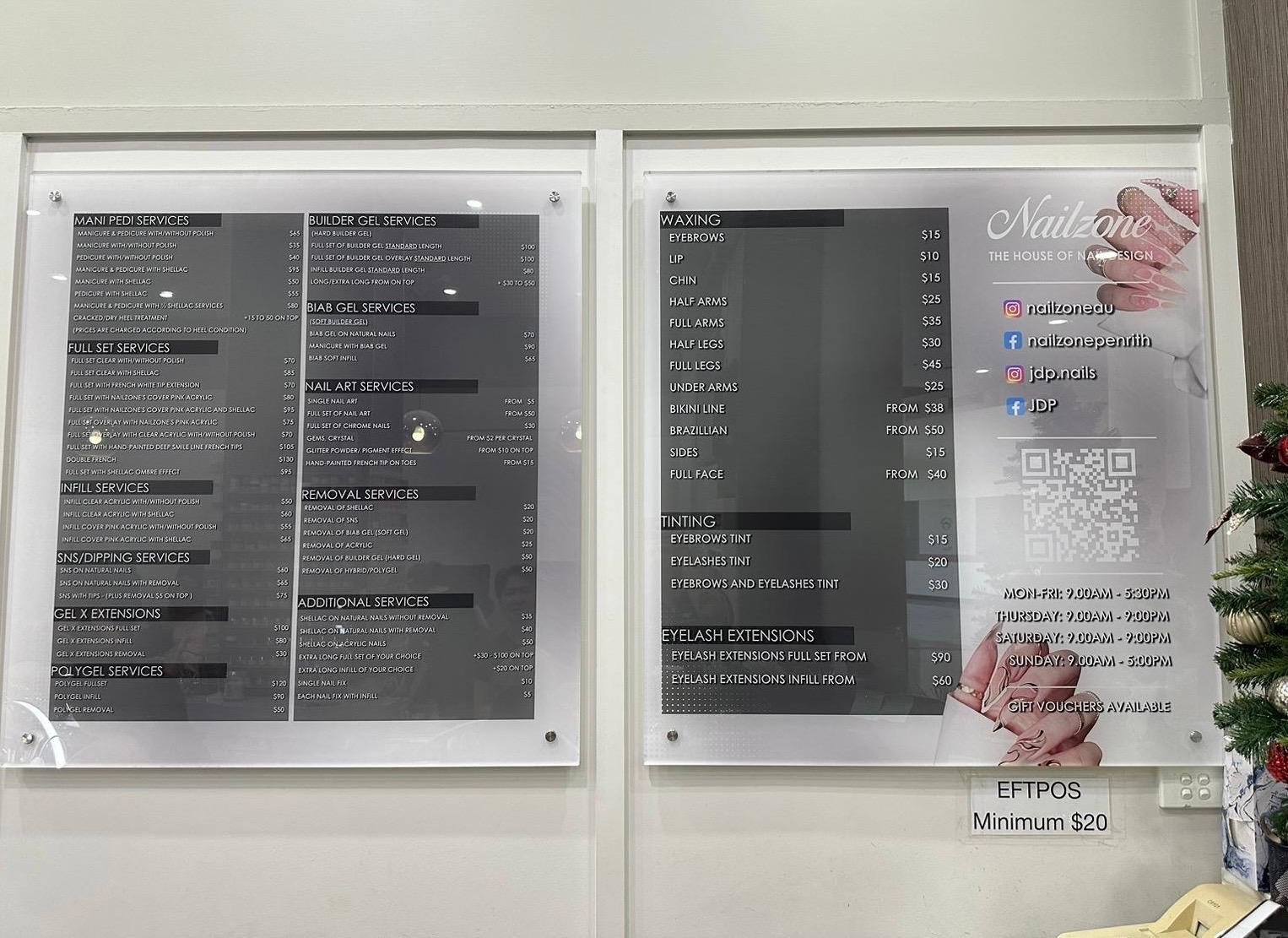 Stunning New Price Board