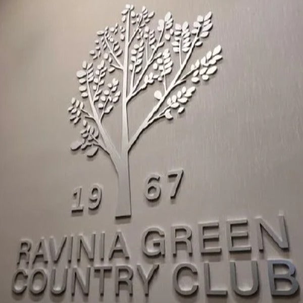 Ravinia Green Country Club Wall Mounted Dimensional Letters