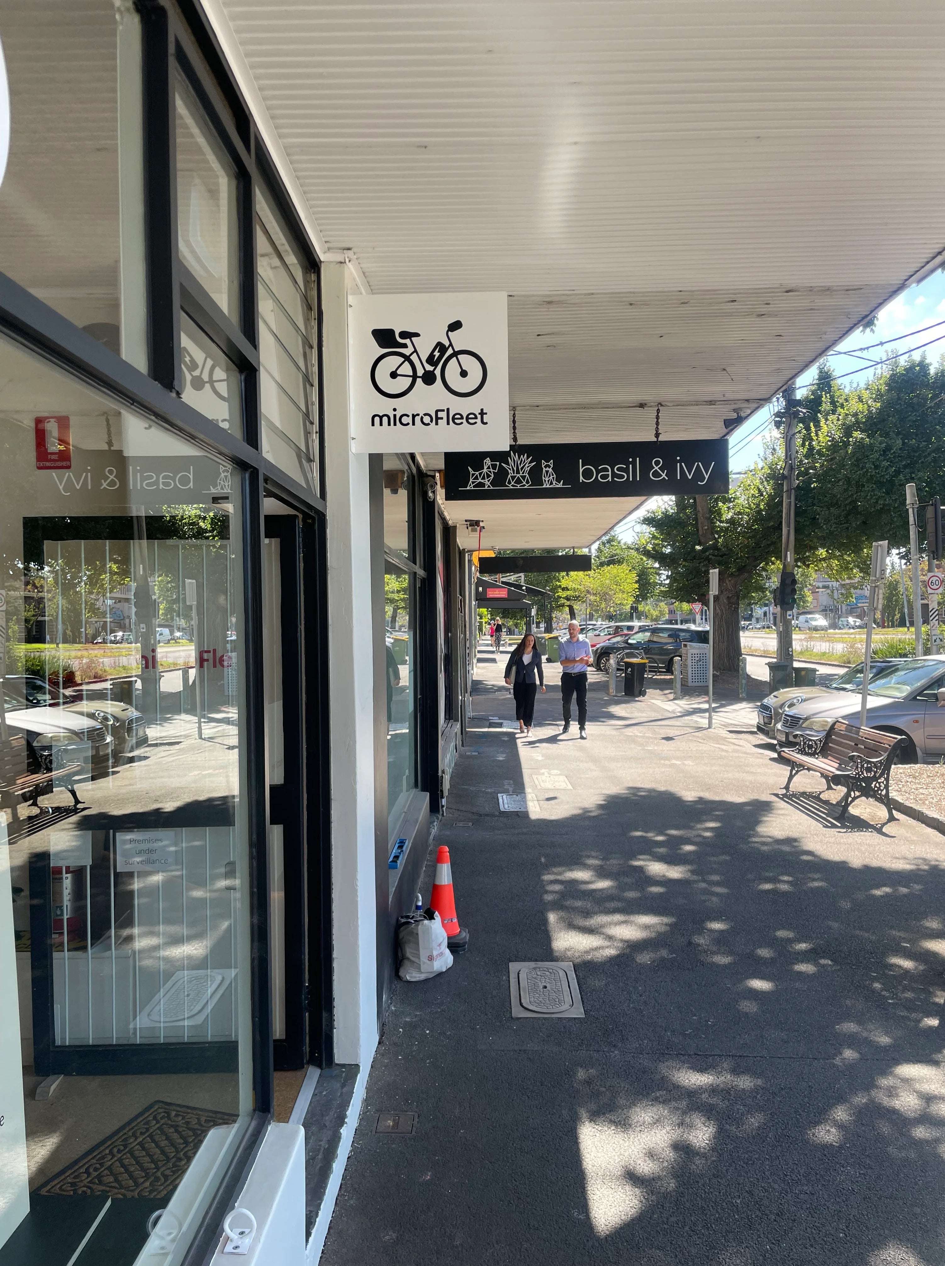 Blade Sign - microFleet - Fitzroy North VIC.