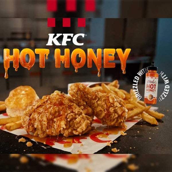 KFC teams up with Mike's Hot Honey for a spicy-sweet sensation! KFC teams up with Mike's Hot Honey for a spicy-sweet sensation!