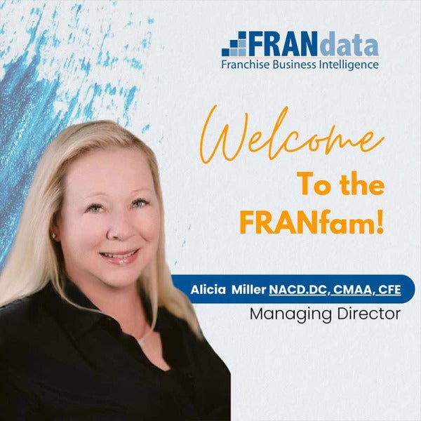 Alicia Miller Takes the Helm as Managing Director at FRANdata: Driving Expansion of Franchise Advisory Services and Private Equity Solutions Alicia Miller Takes the Helm as Managing Director at FRANdata: Driving Expansion of Franchise Advisory Services and Private Equity Solutions
