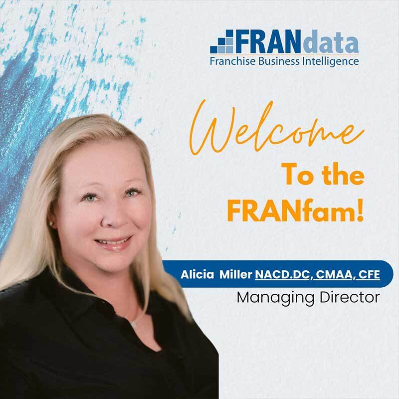 Alicia Miller Takes the Helm as Managing Director at FRANdata: Driving Expansion of Franchise Advisory Services and Private Equity Solutions Alicia Miller Takes the Helm as Managing Director at FRANdata: Driving Expansion of Franchise Advisory Services and Private Equity Solutions