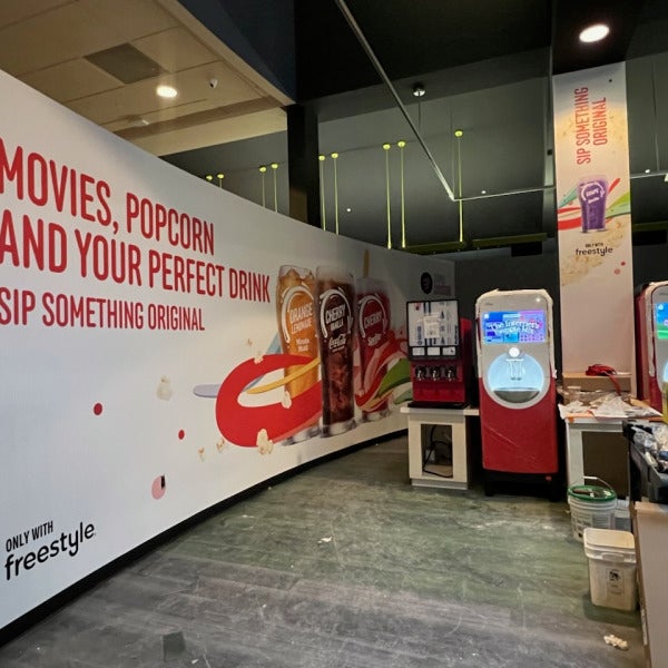 Wall Mural for Apple Cinema and Coca-Cola