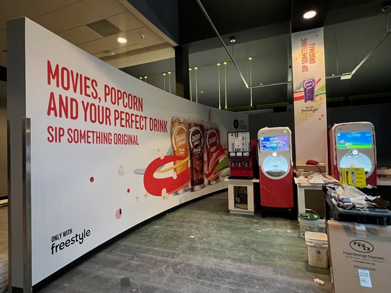 Wall Mural for Apple Cinema and Coca-Cola