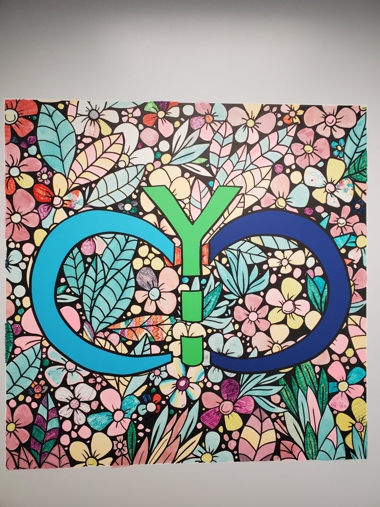 Coloring Wall Posters at the Youth Crisis Center