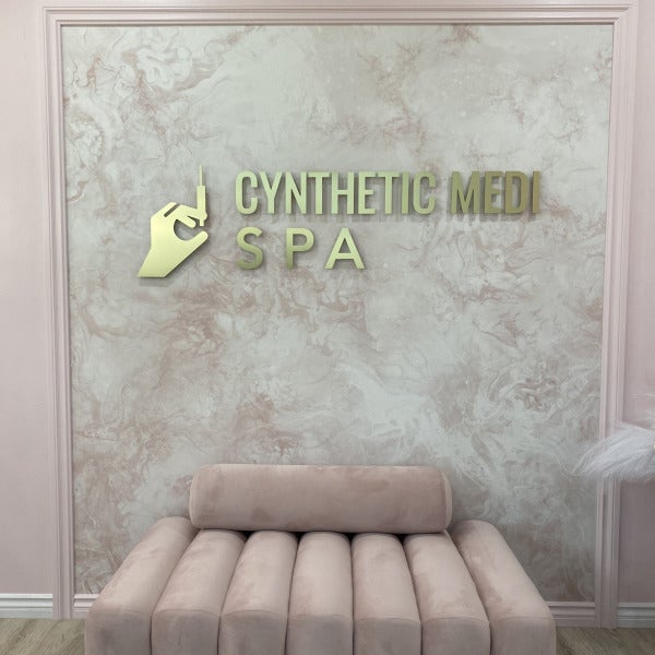 Cynthetic Medi Spa Lobby Sign