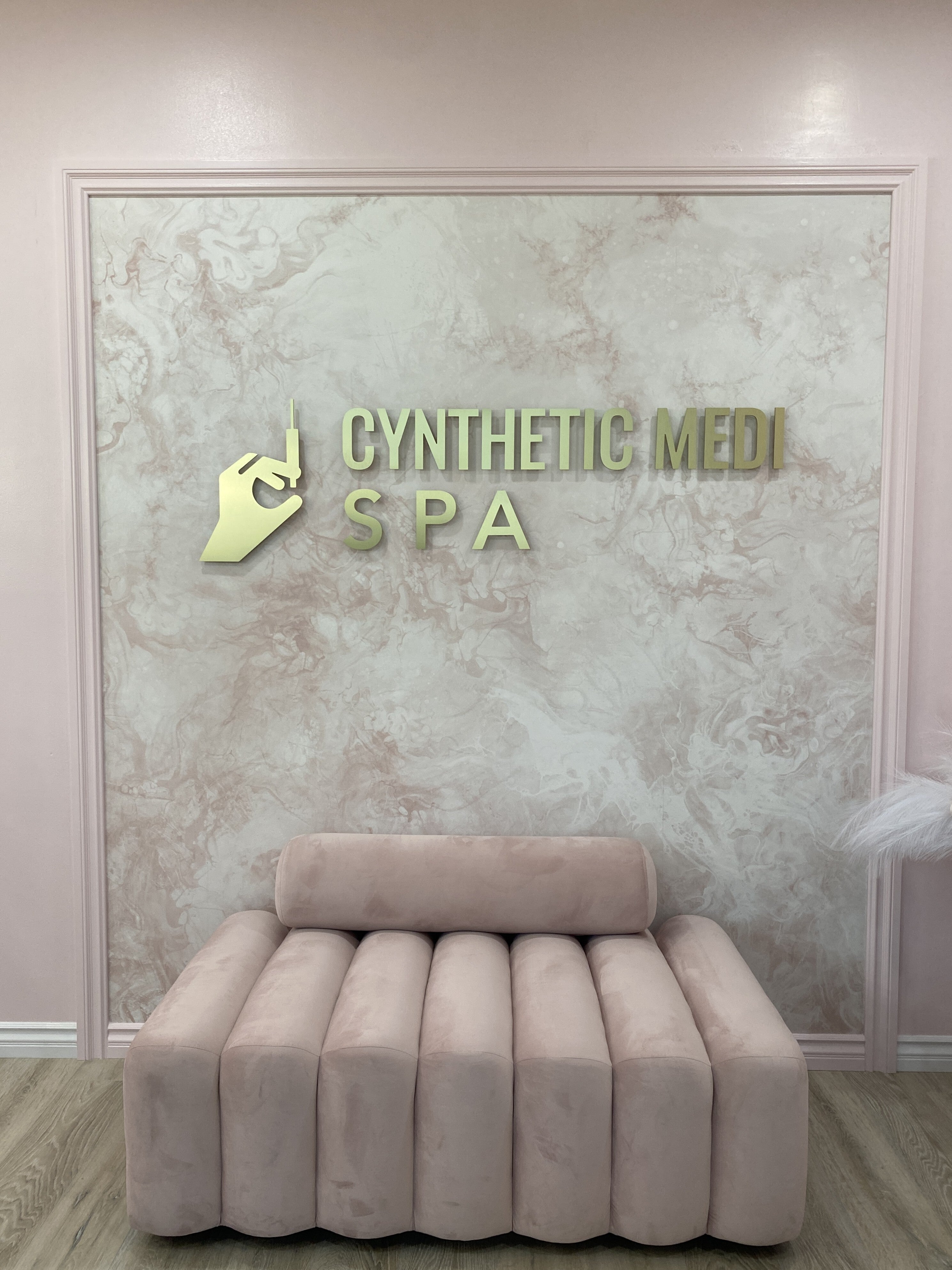 Cynthetic Medi Spa Lobby Sign