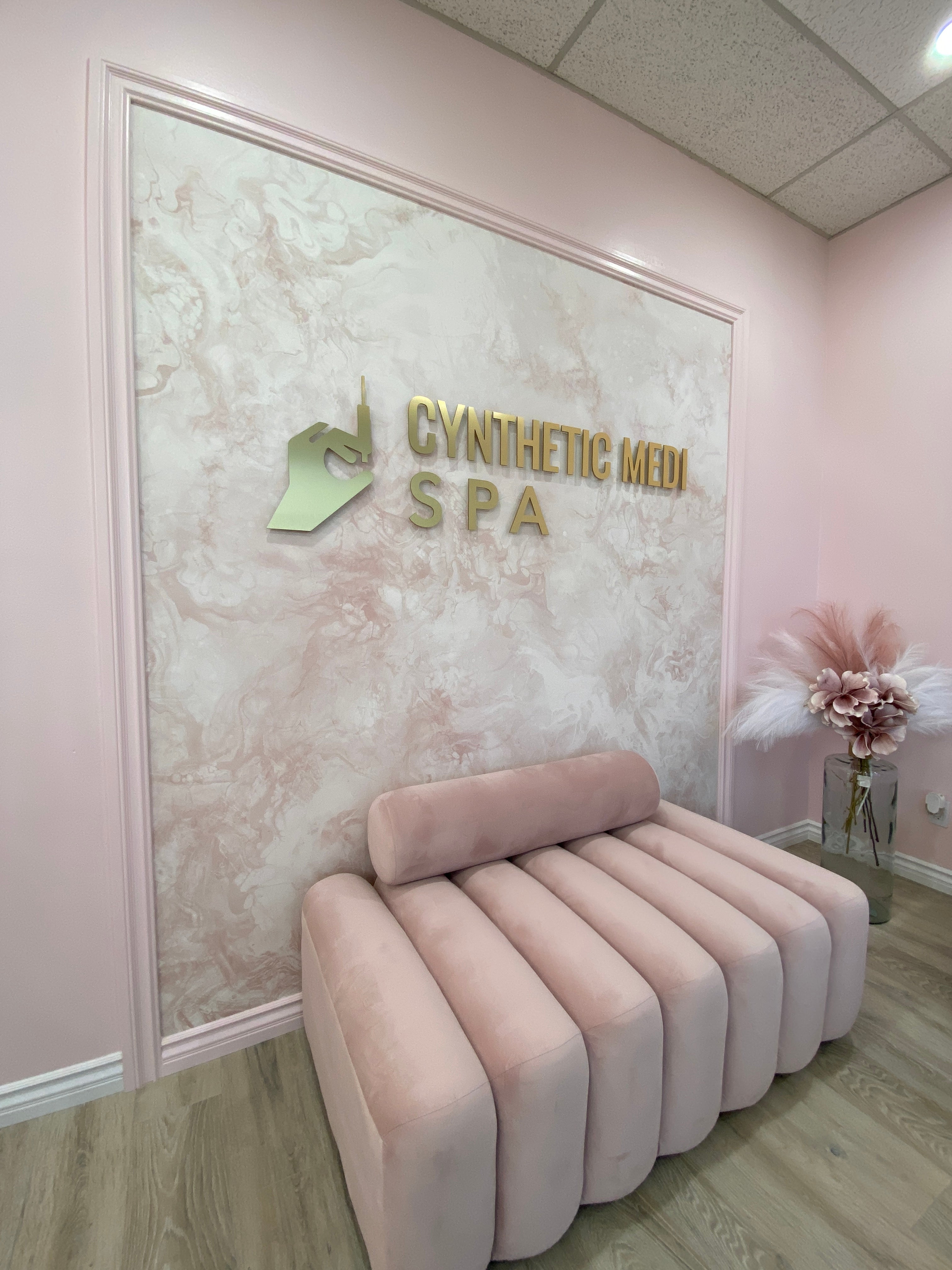 Cynthetic Medi Spa Lobby Sign
