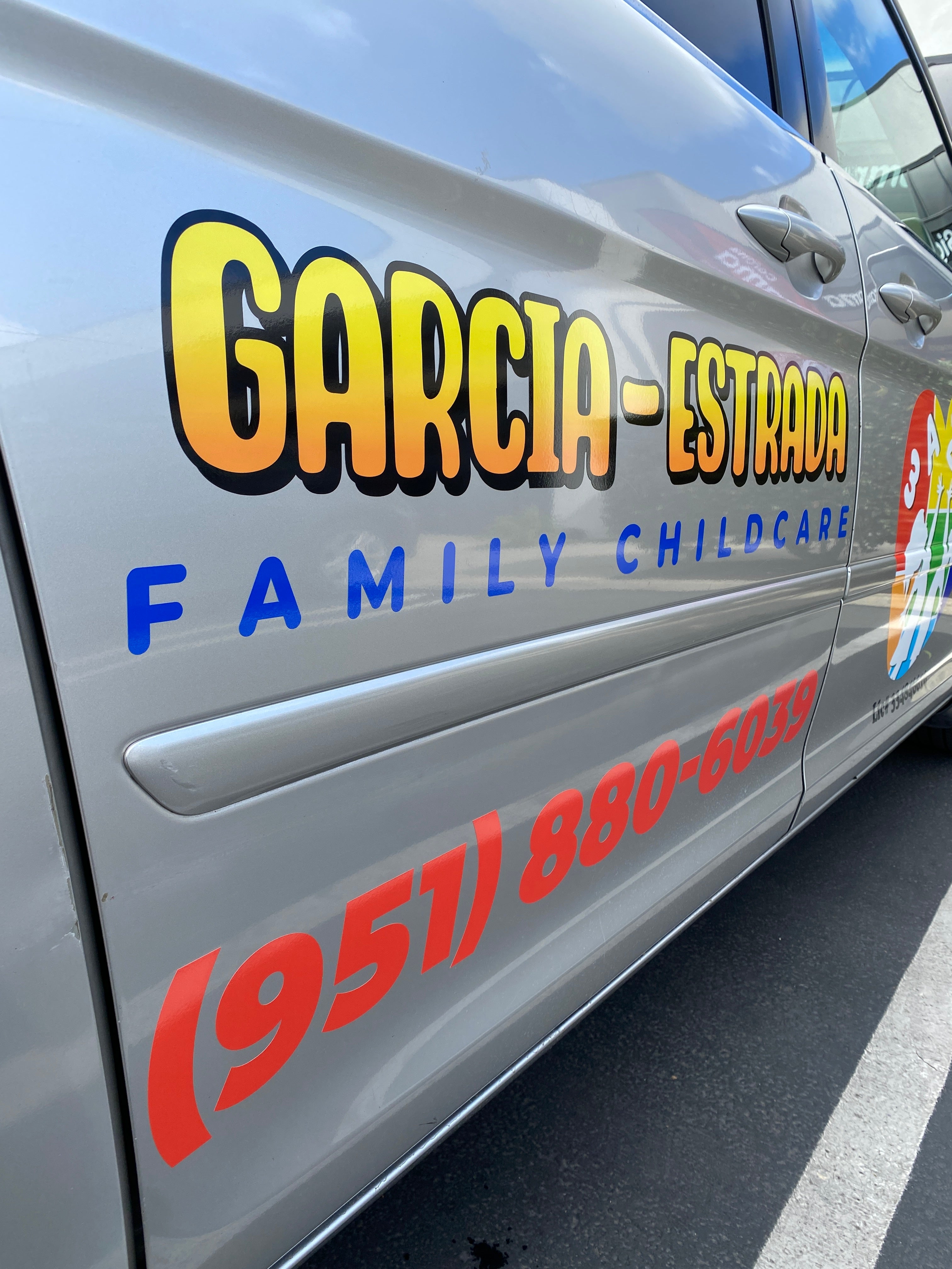 GE Childcare Vehicle Graphics