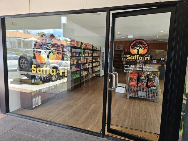 Vibrant lightbox faces and eye-catching window graphics for this new family business.
